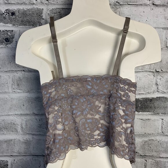 Vintage Y2K Jolie Babydoll Camisole Sheer Lace Cropped Tank Top - Picture 6 of 12